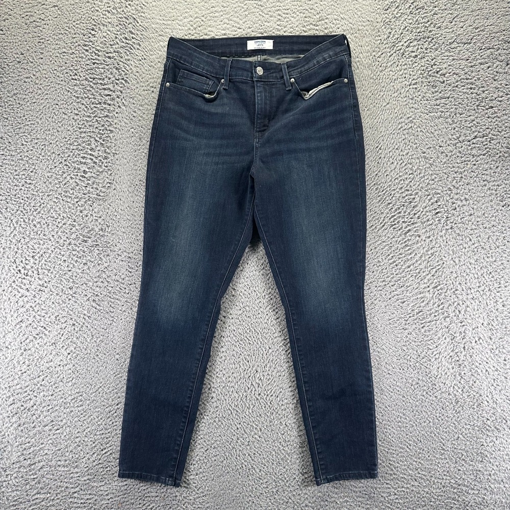 Denizen From Levi's Jeans Women's 10 Blue Denim Skinny Faded Workwear Stretch
